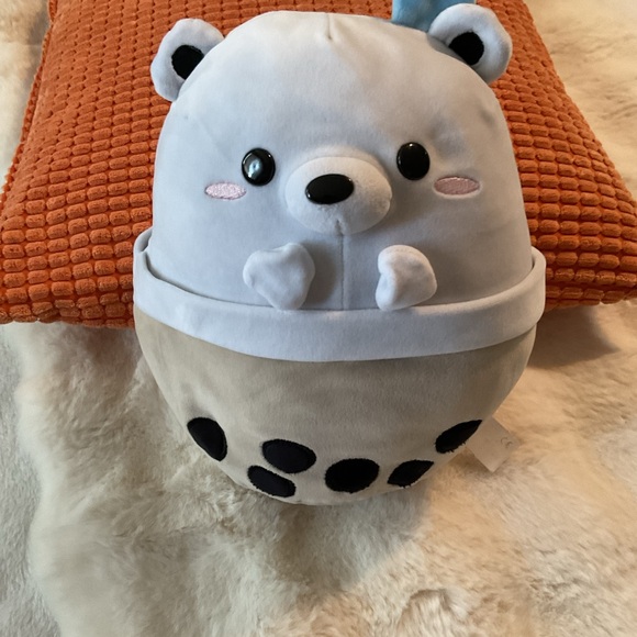 Cute Polar Bear Bobba Tea Plush - Picture 3 of 9